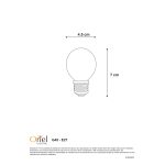 LED Filament G45 Dimmable 4W E27 4000K