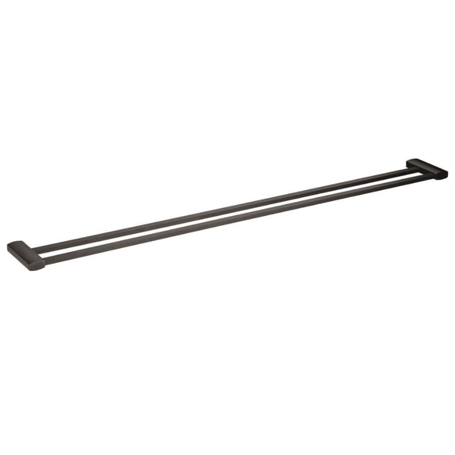 Galatina 900 Double Towel Rail - Matte Black