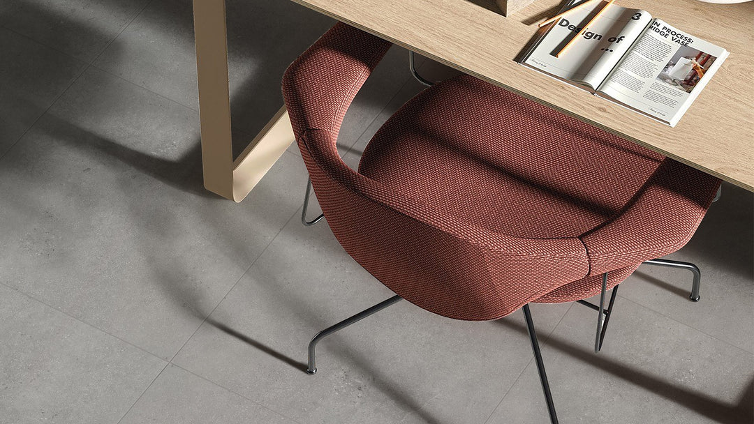 Galaxy Grey Matt 300x600mm Porcelain Tile | Modern Concrete Look Design