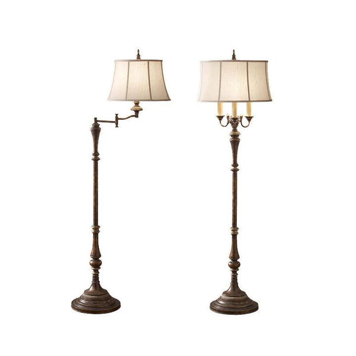 Gibson 4Lt Floor Lamp in Cambridge Crackle Finish