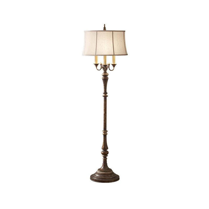 Gibson 4Lt Floor Lamp in Cambridge Crackle Finish