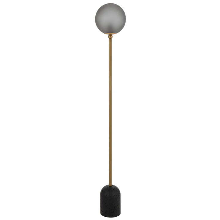 Gina Floor Lamp in Beige and Black
