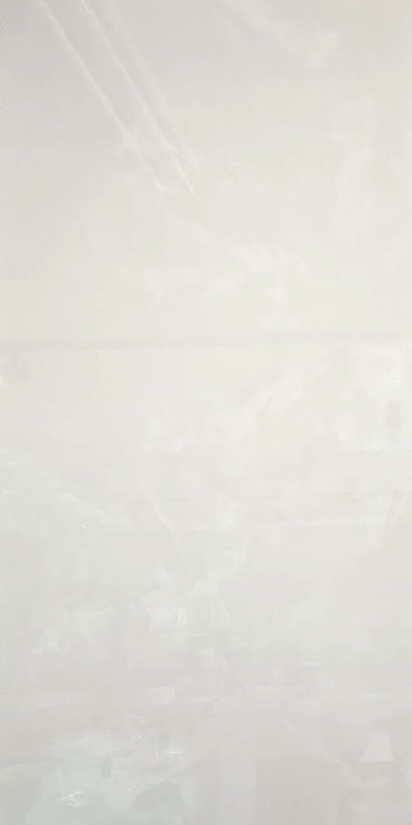 Glacier White Gloss Tile 600x1200