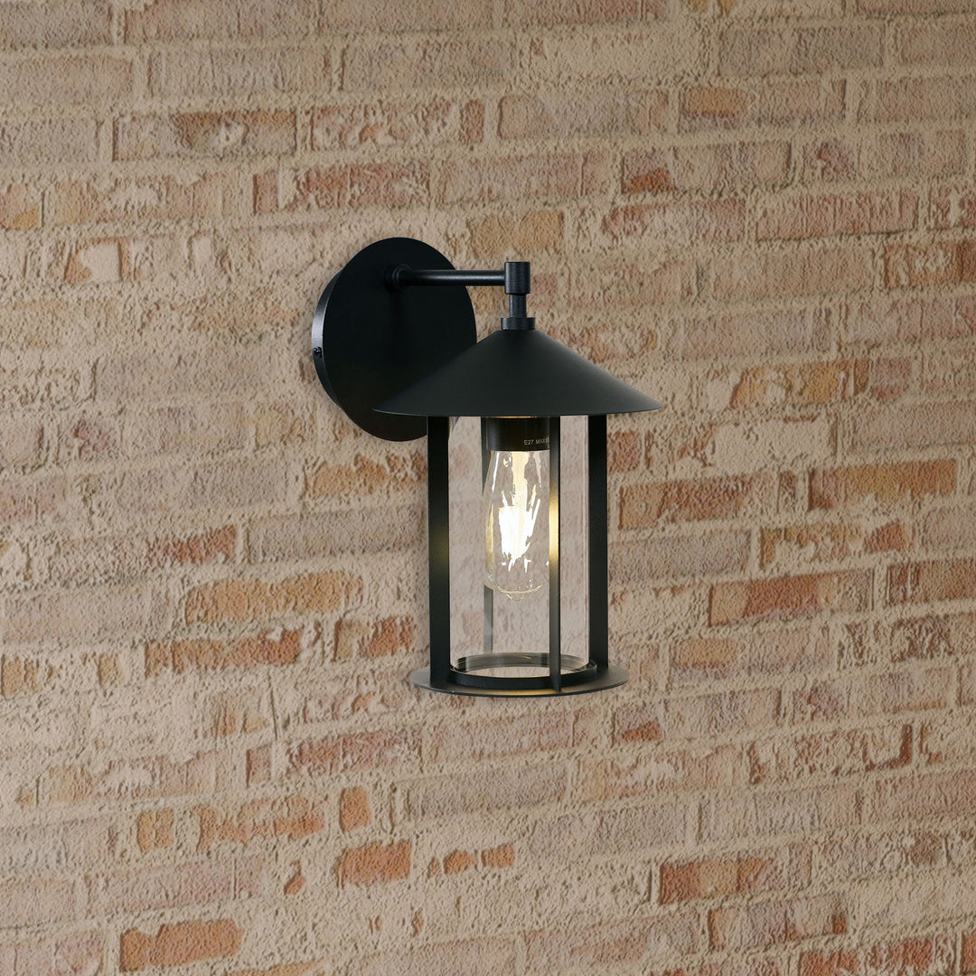 HOLFORD BLACK Outdoor Wall Light