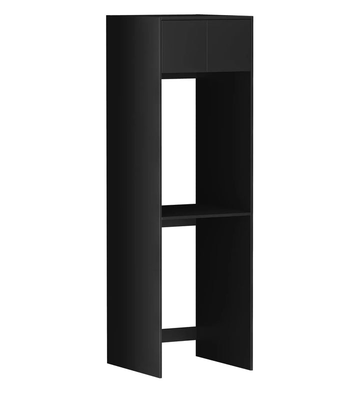 Hampshire Black Tall Washing Machine Cabinet 2100mm