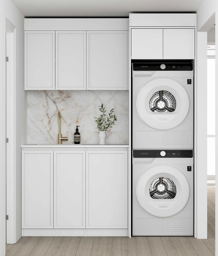 Hampshire White Laundry Kit 1715mm 1715x600x2100