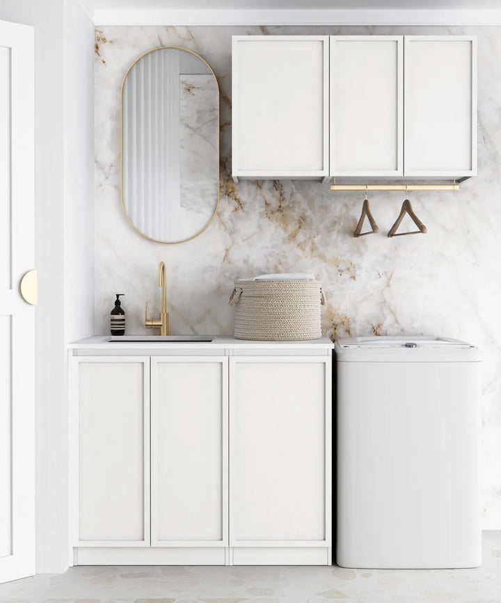 Hampshire White Laundry Kit 1715mm 1715x600x2100