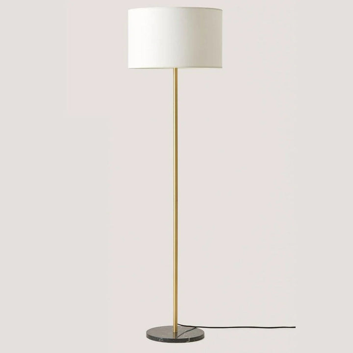 Hedra Floor Lamp in Matt Black or Matt Brass
