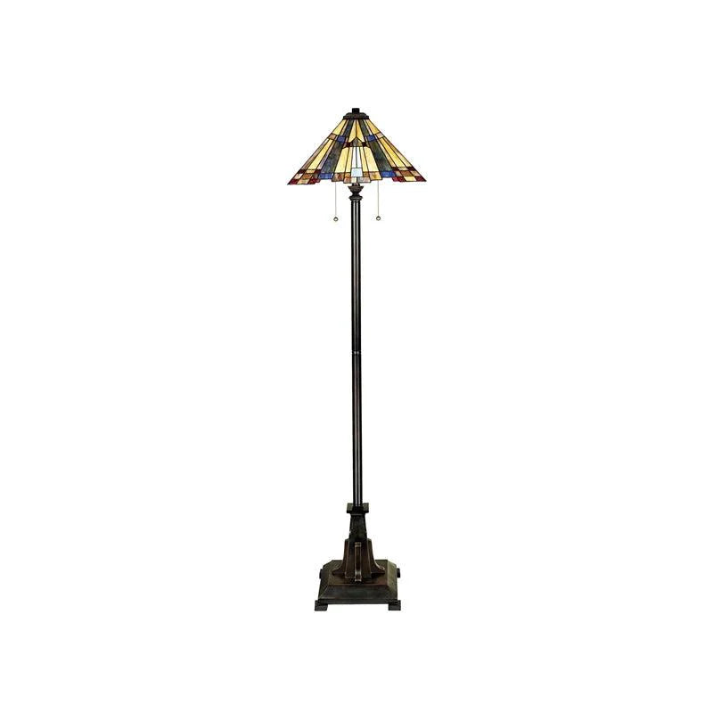 Inglenook Floor Lamp 2Lt E27 in Valiant Bronze