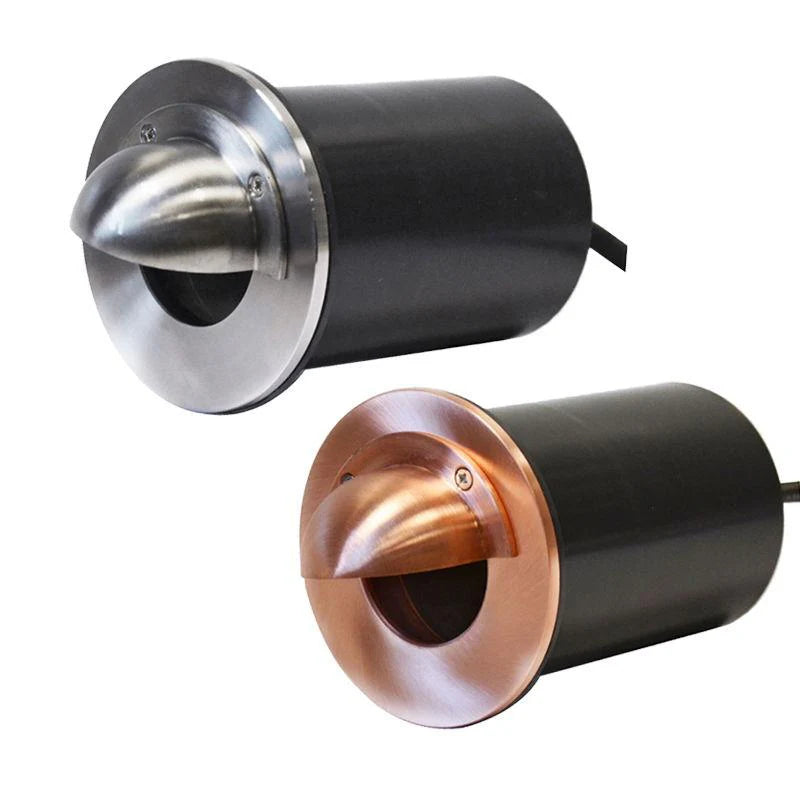 Inground/Steplight Small Round Eyelid Faceplates 12V MR16