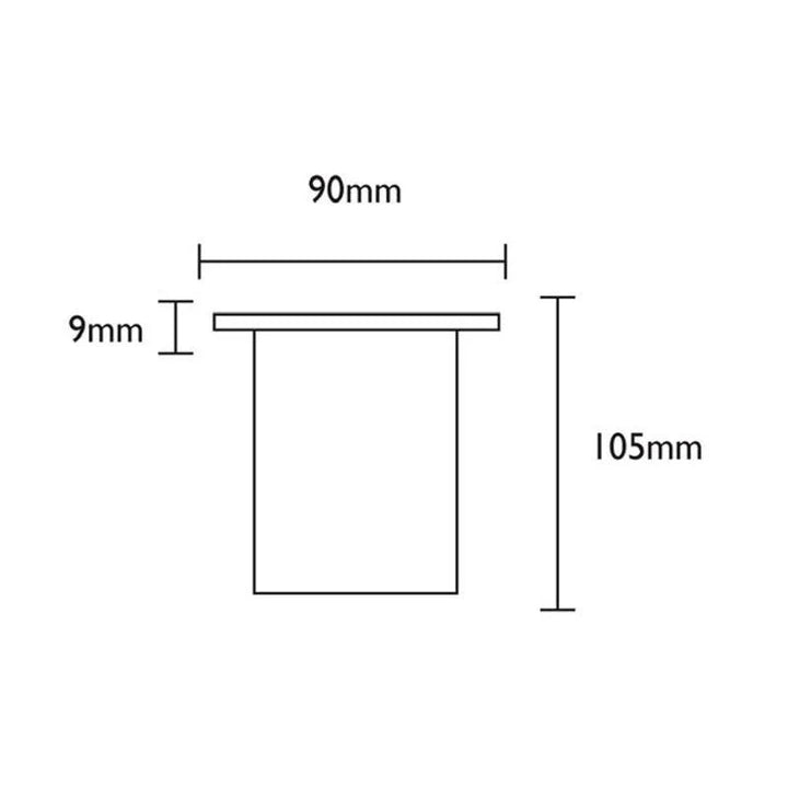 Inground/Steplight Small Round Eyelid Faceplates 12V MR16
