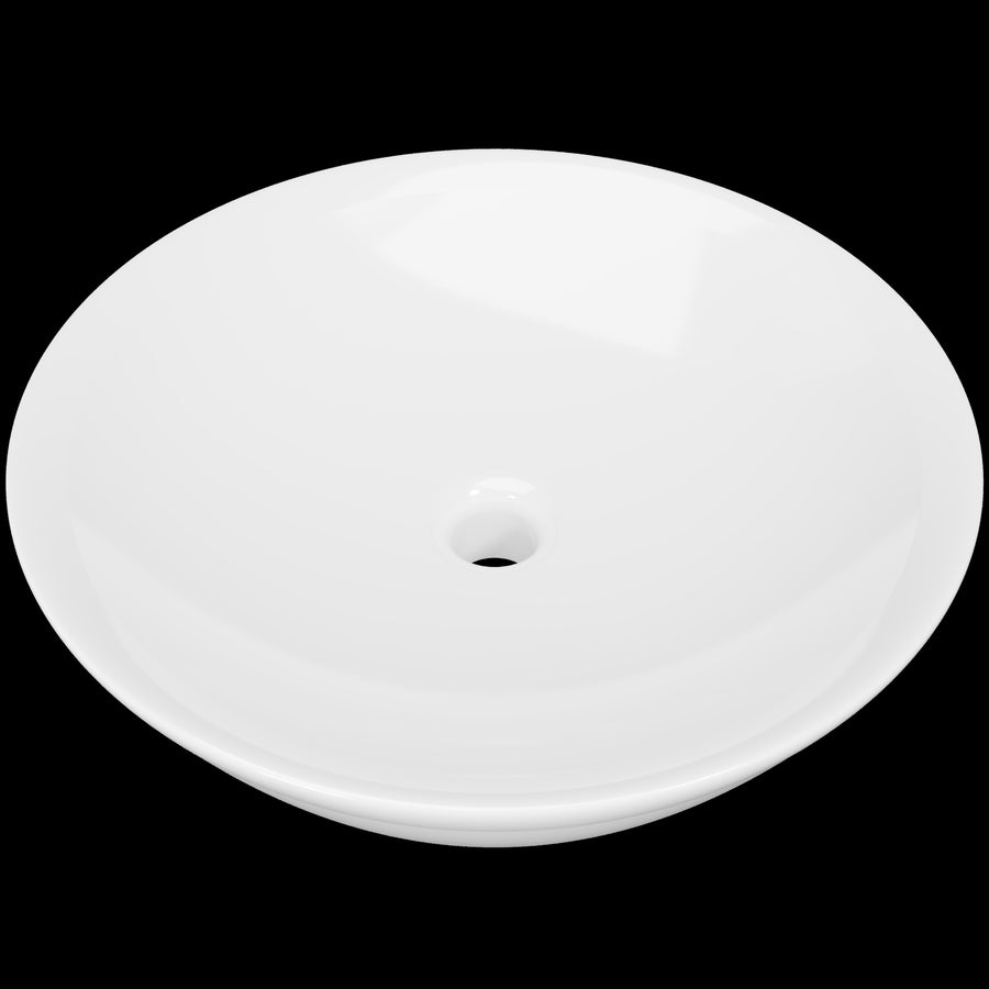 Jupiter Basin 450mm White Gloss