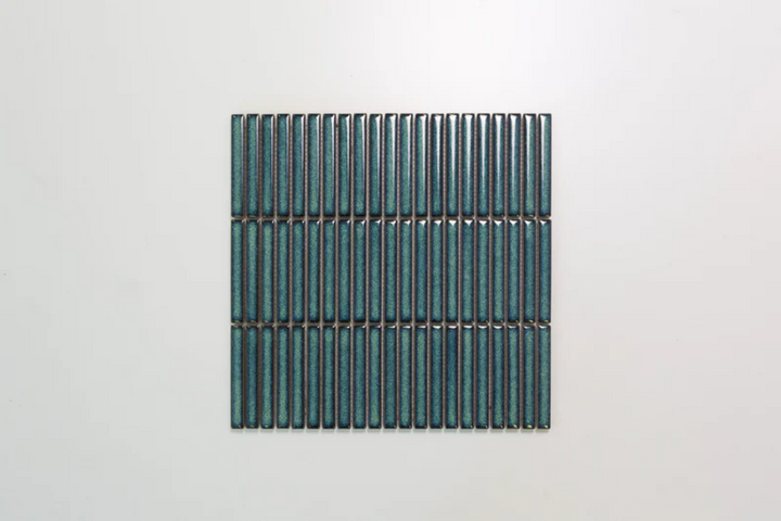 Japanese Impression Mosaic 282x308 – Dark Blue & Green Ceramic Mosaic Tiles