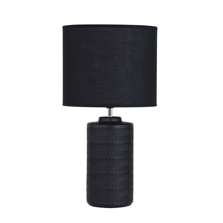 Jenny Ceramic Table Lamp with Poly-Cotton Shade