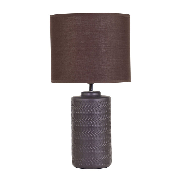 Jenny Ceramic Table Lamp with Poly-Cotton Shade