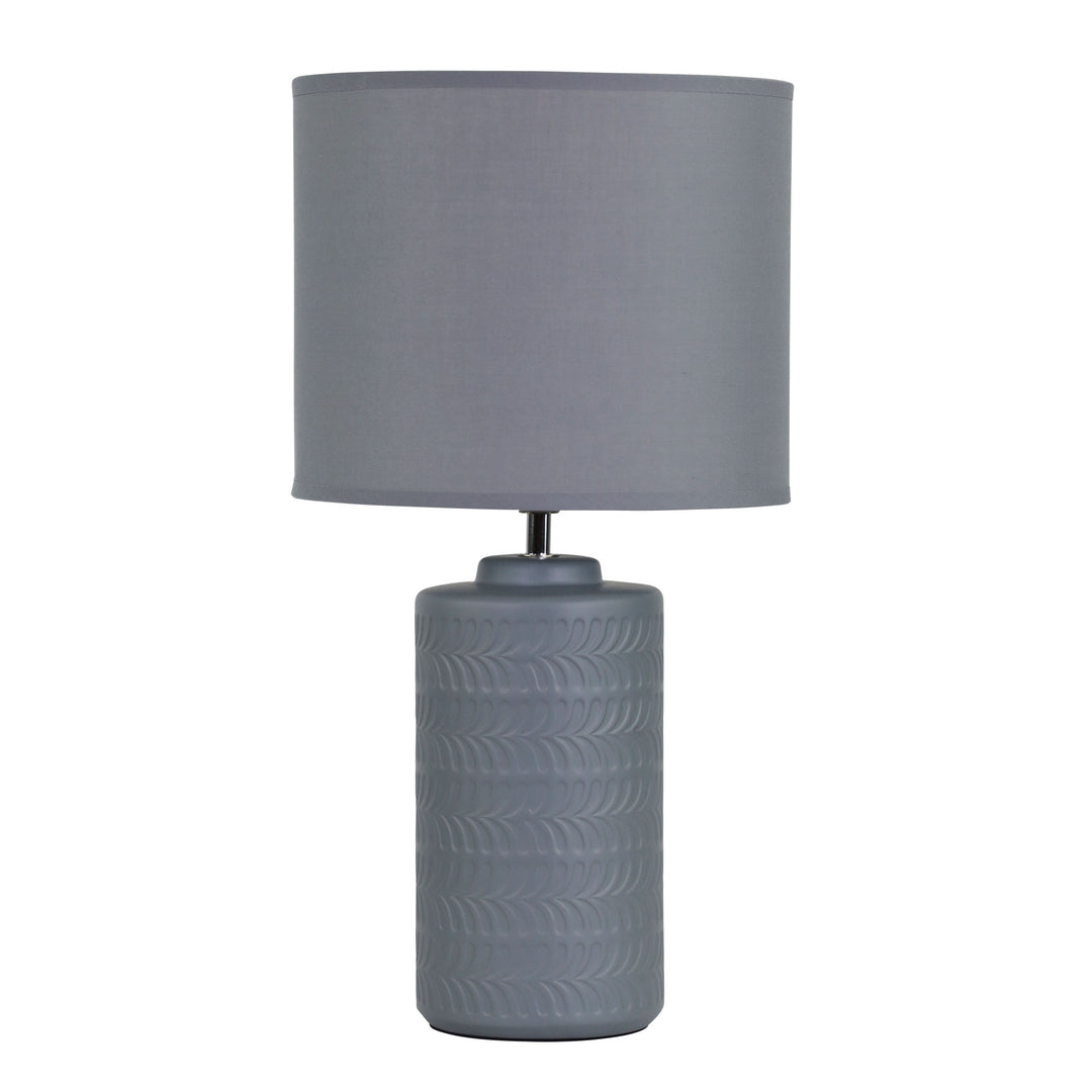 Jenny Ceramic Table Lamp with Poly-Cotton Shade