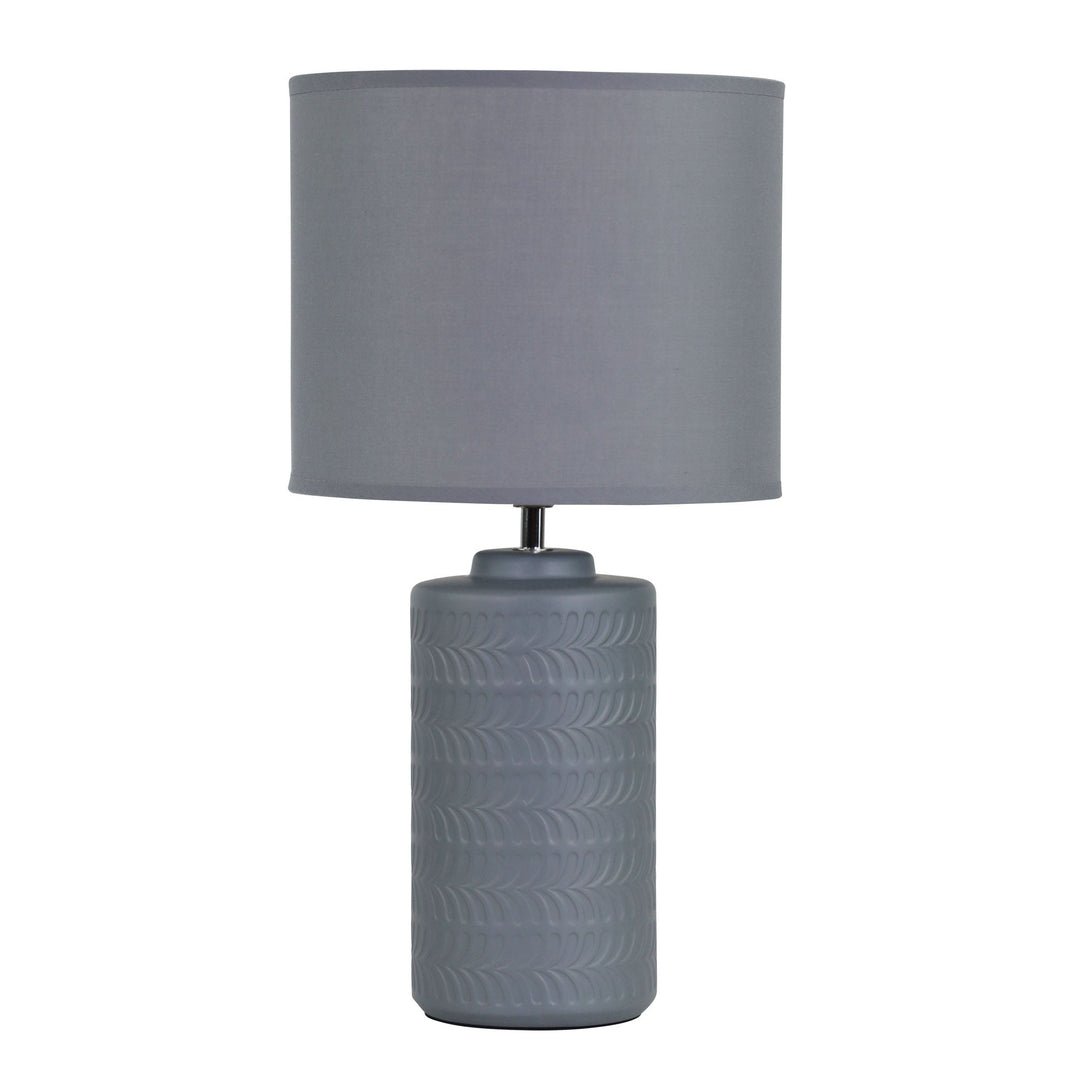 Jenny Ceramic Table Lamp with Poly-Cotton Shade