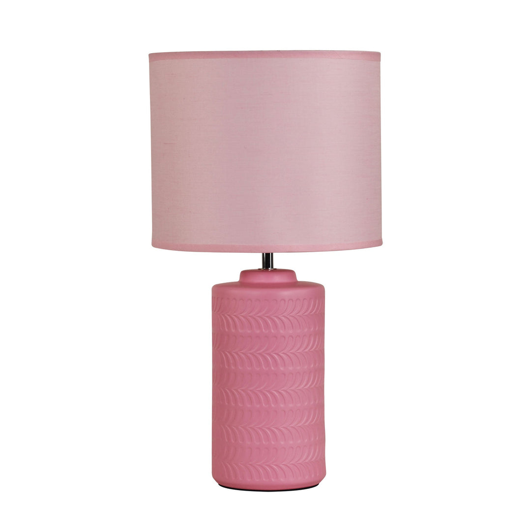 Jenny Ceramic Table Lamp with Poly-Cotton Shade