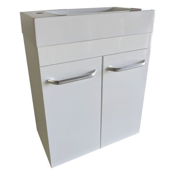 Joanne Ensuite Wallhung Vanity White – Pilbara Bathroom Warehouse Perth WA