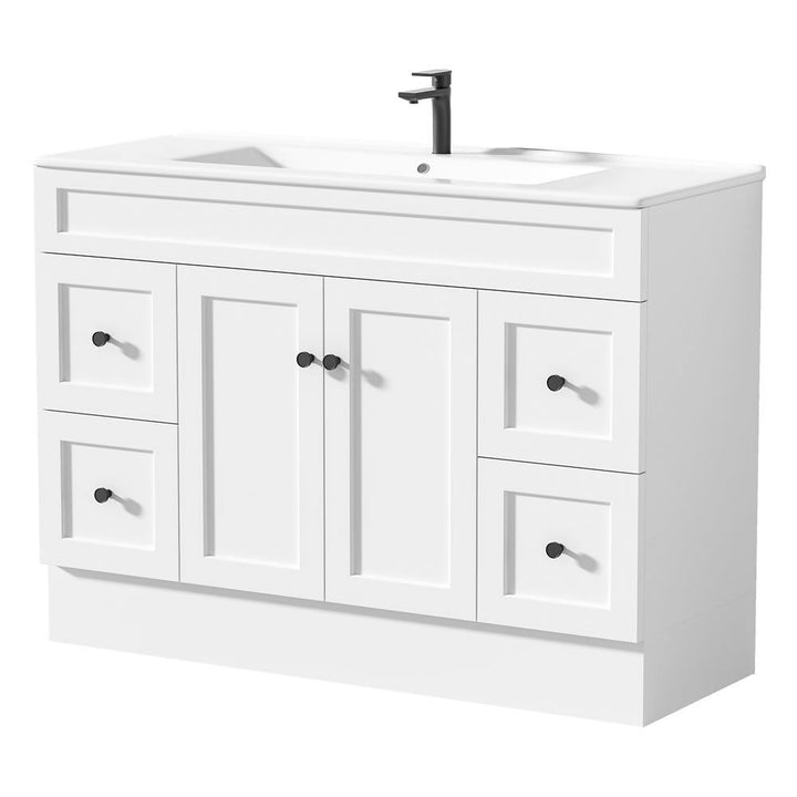 Joyce 120cm Shaker Door Vanity Cabinet Only – Pilbara Bathroom Warehouse Perth WA
