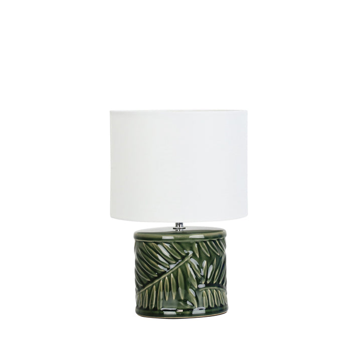 KAI Ceramic Table Lamp with Fabric Shade