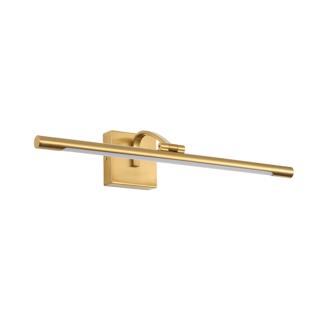 Kinden SB Tri-Colour LED Wall Light Satin Brass – Adjustable & Elegant