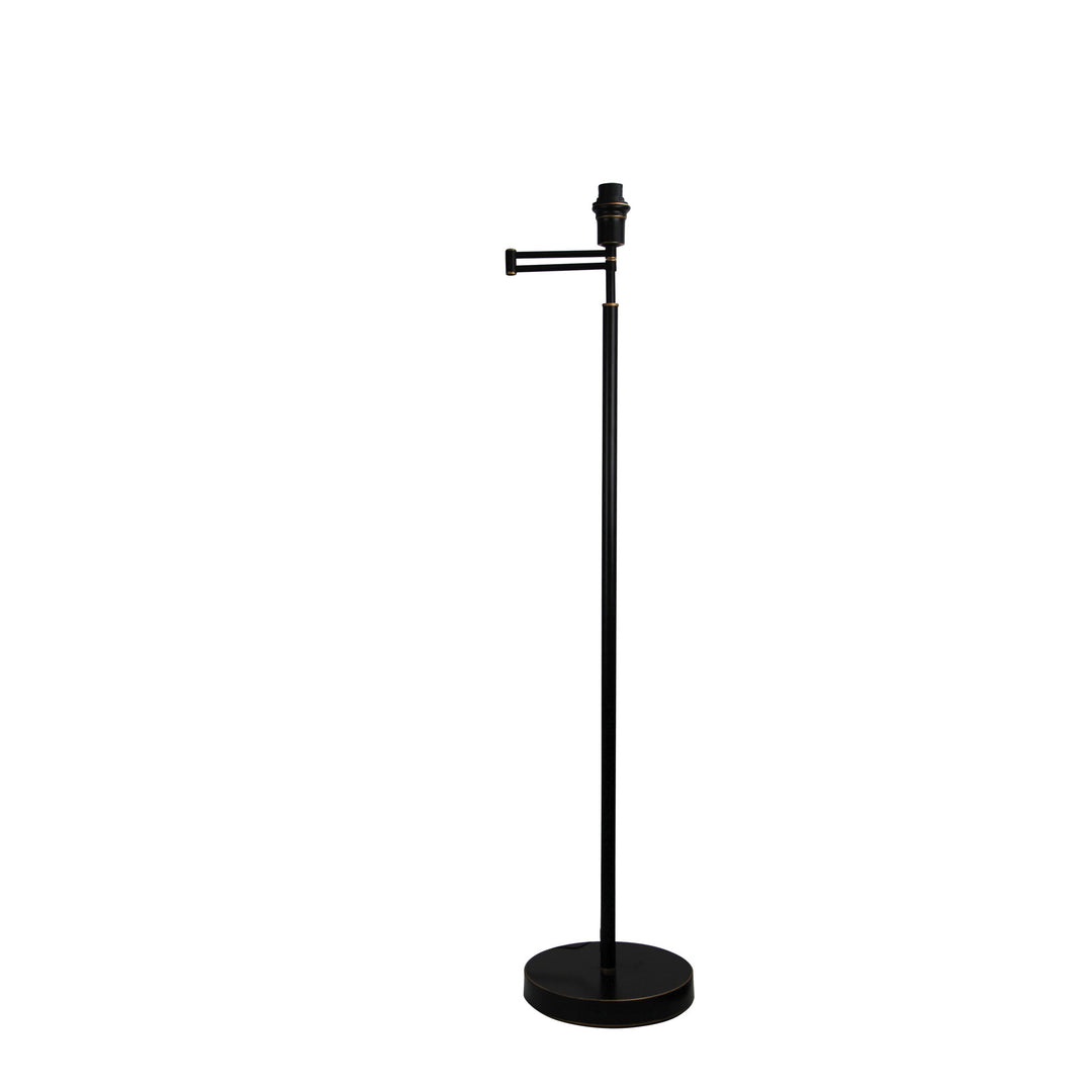 Kingston Swing Arm Base – Black with Brushed Gold Highlights