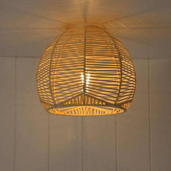 Koga.25 DIY Rattan Cane Shade – Boho Chic Lighting