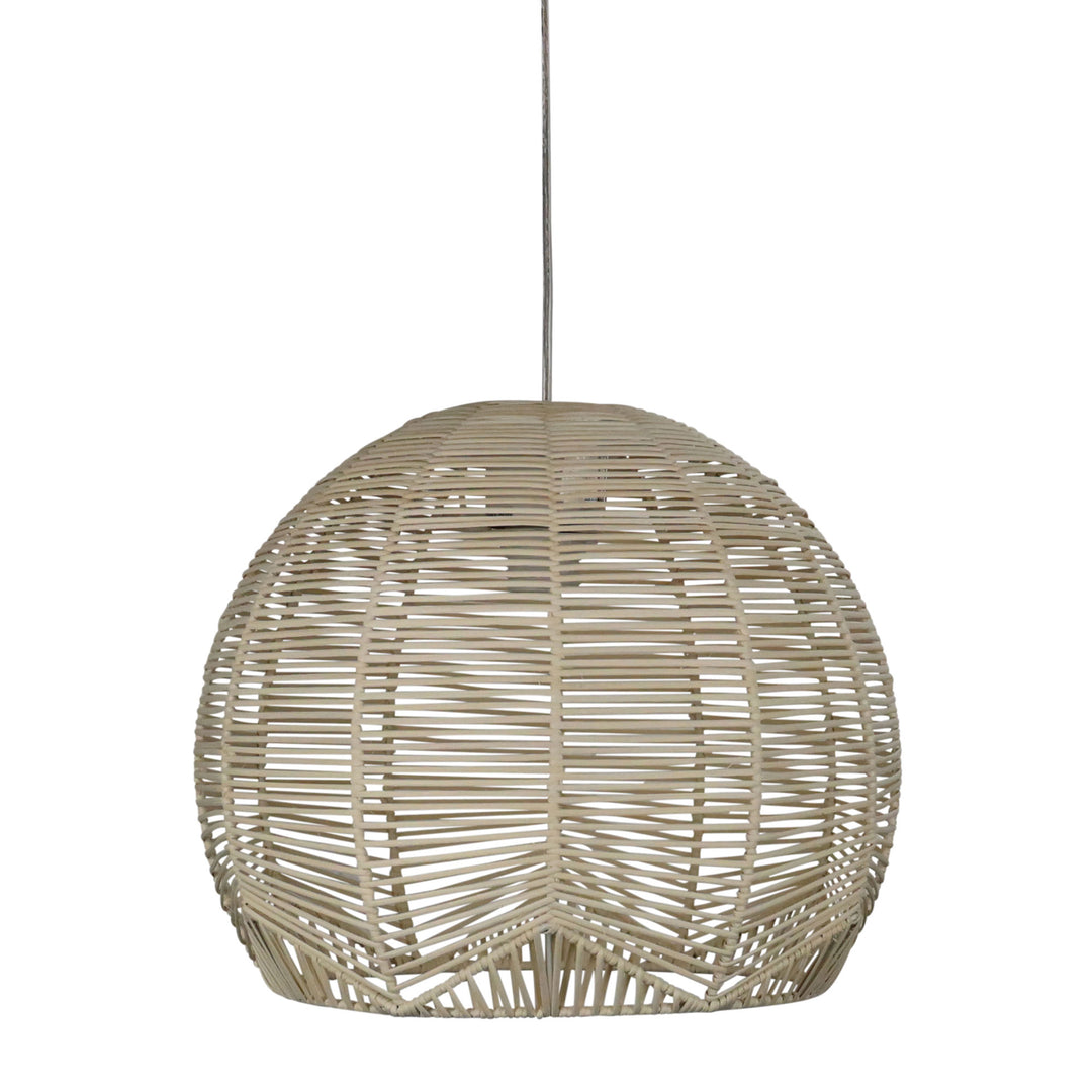 Koga 36 Natural Rattan Cane Shade – Elegant Pendant Lighting