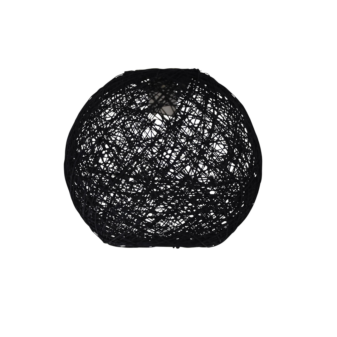 Kono 25 25cm White & Black Painted String DIY Shade – Stylish & Practical