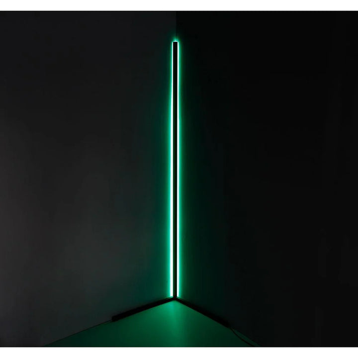 LED RGBW Corner Floor Lamp with Remote Warm White & Colours