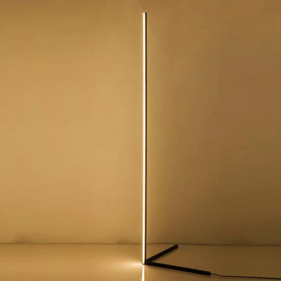LED RGBW Corner Floor Lamp with Remote Warm White & Colours