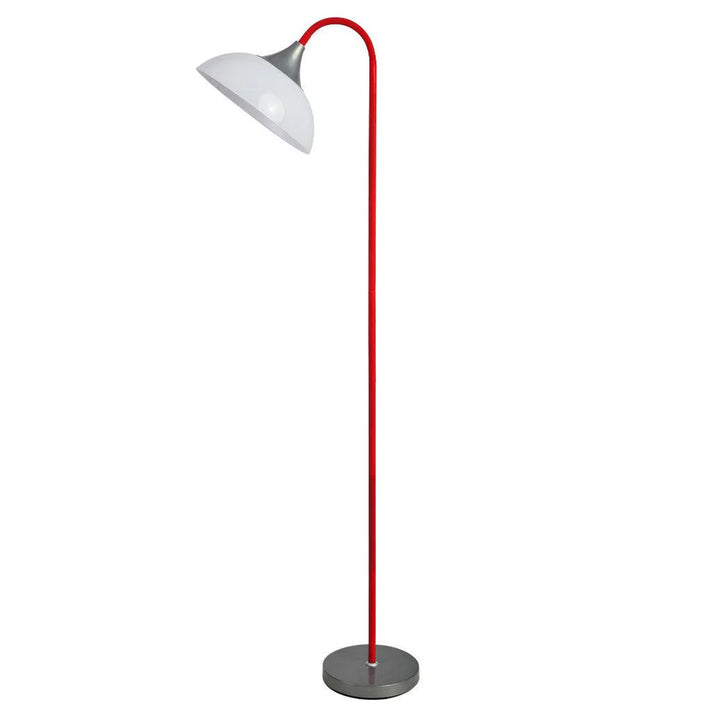 Mackenzie Vibrant Metal Floor Lamp - Black, orange, Red or Yellow, 1800mm High, PL0071