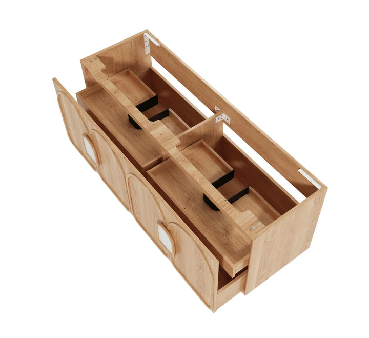 Laguna Mark II 1500mm Natural American Oak Wall Hung Vanity