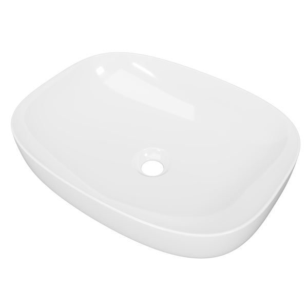 Lorenzo Basin 500mm White Gloss