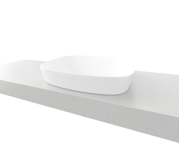 Lorenzo Basin 500mm White Matt