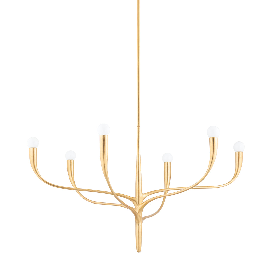 Labra 6lt Chandelier – Elegant Crystal Lighting for Any Room