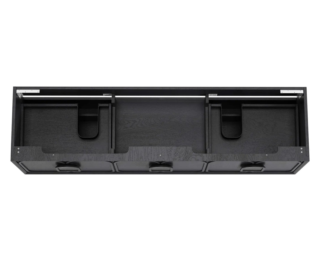 Laguna Mark II 1800mm Black American Oak Wall Hung Vanity
