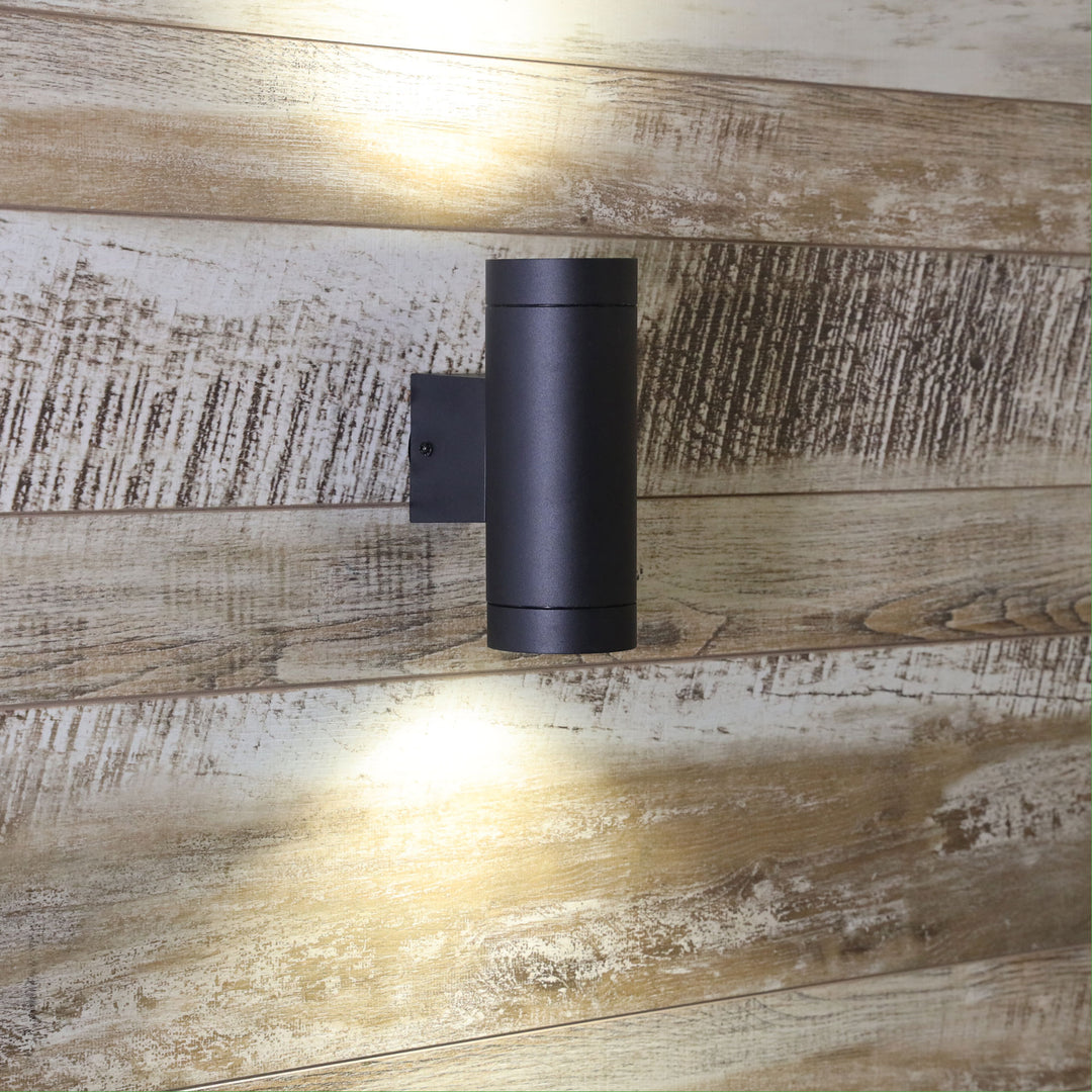Latitude Up/Down Outdoor Wall Light – Modern Aluminium & Glass