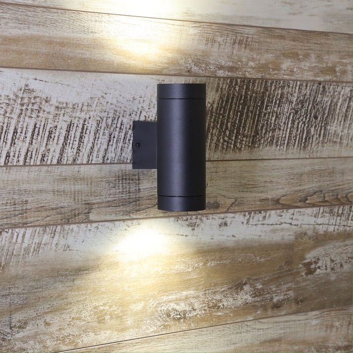 Latitude Up/Down Outdoor Wall Light – Modern Aluminium & Glass