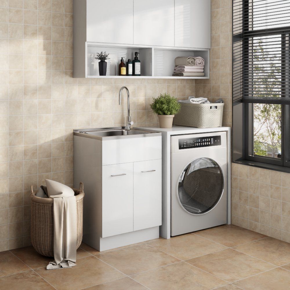 Alpine Laundry Sink & Cabinet 45Ltr PVC