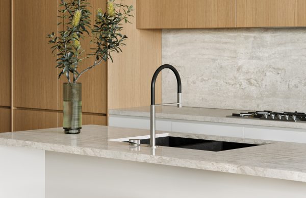 Axia Flexible Hose Hob Sink Mixer Set 230mm