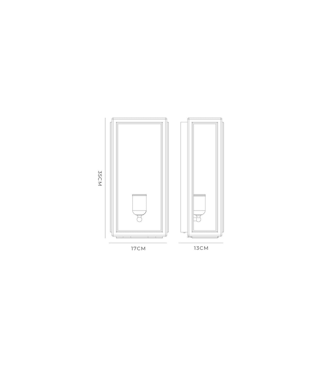 Lille Medium Wall Light - Frosted Elegance