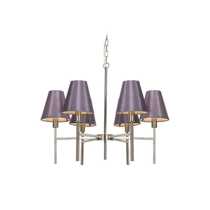 Lucerne 4Lt/6Lt Chandelier E14 in Brushed Nickel Elstead Lighting - ELS.LUCERNE
