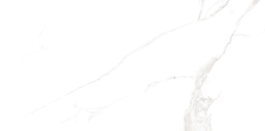 Marble Cararra Polished Porcelain Tile 300 x 600