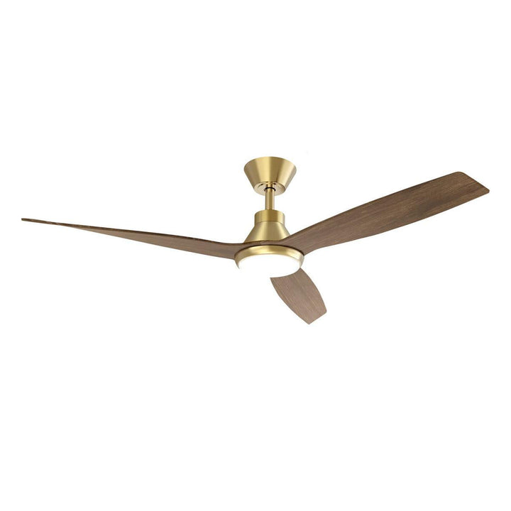 52" Triumph DC Ceiling Fan Matt Black, Matt White, Antique Bronze/Walnut with Light MDCT1333 Martec Lighting
