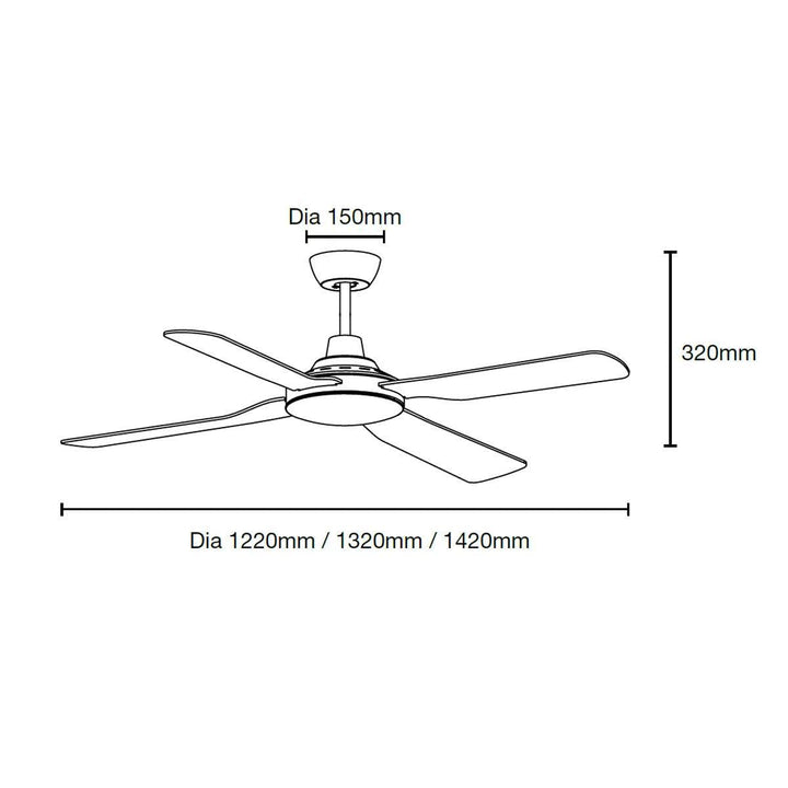 48" Discovery II AC Ceiling Fan