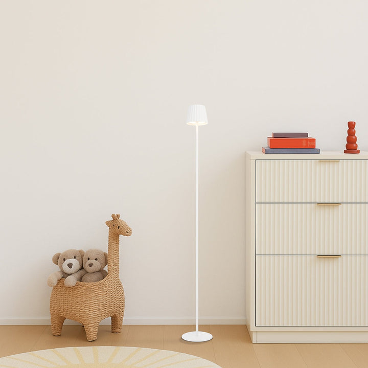 Mindy Rechargeable LED Floor Lamp in Black, Brown, Green or White