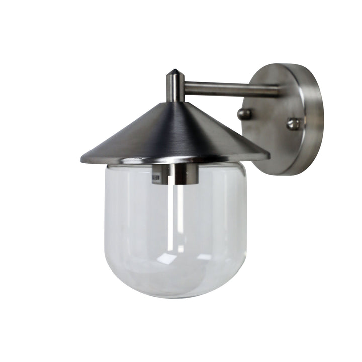 MONZA Outdoor Wall Light with Clear Glass Diffuser