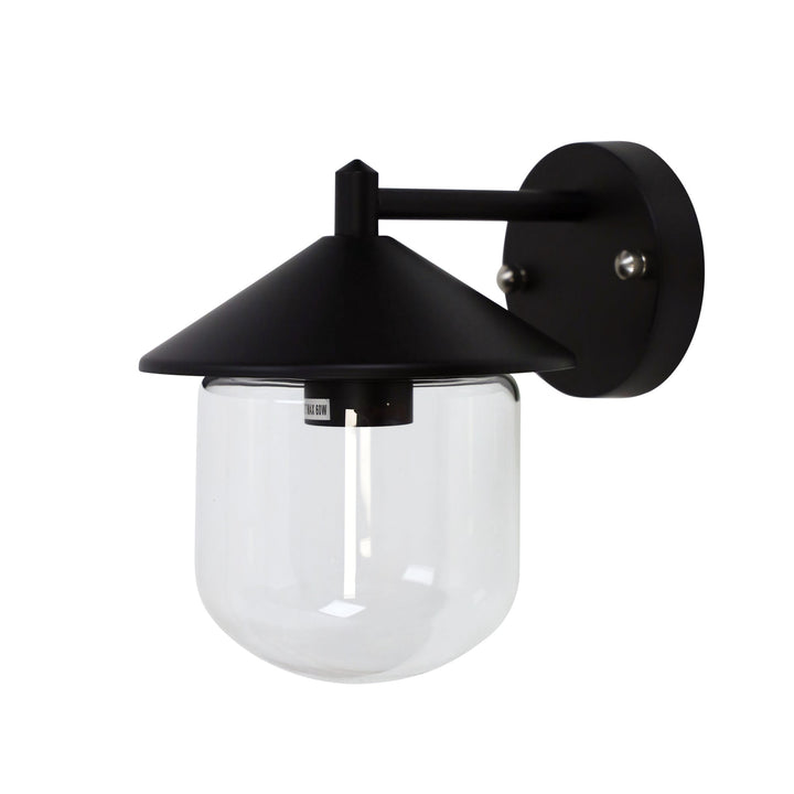 MONZA Outdoor Wall Light with Clear Glass Diffuser